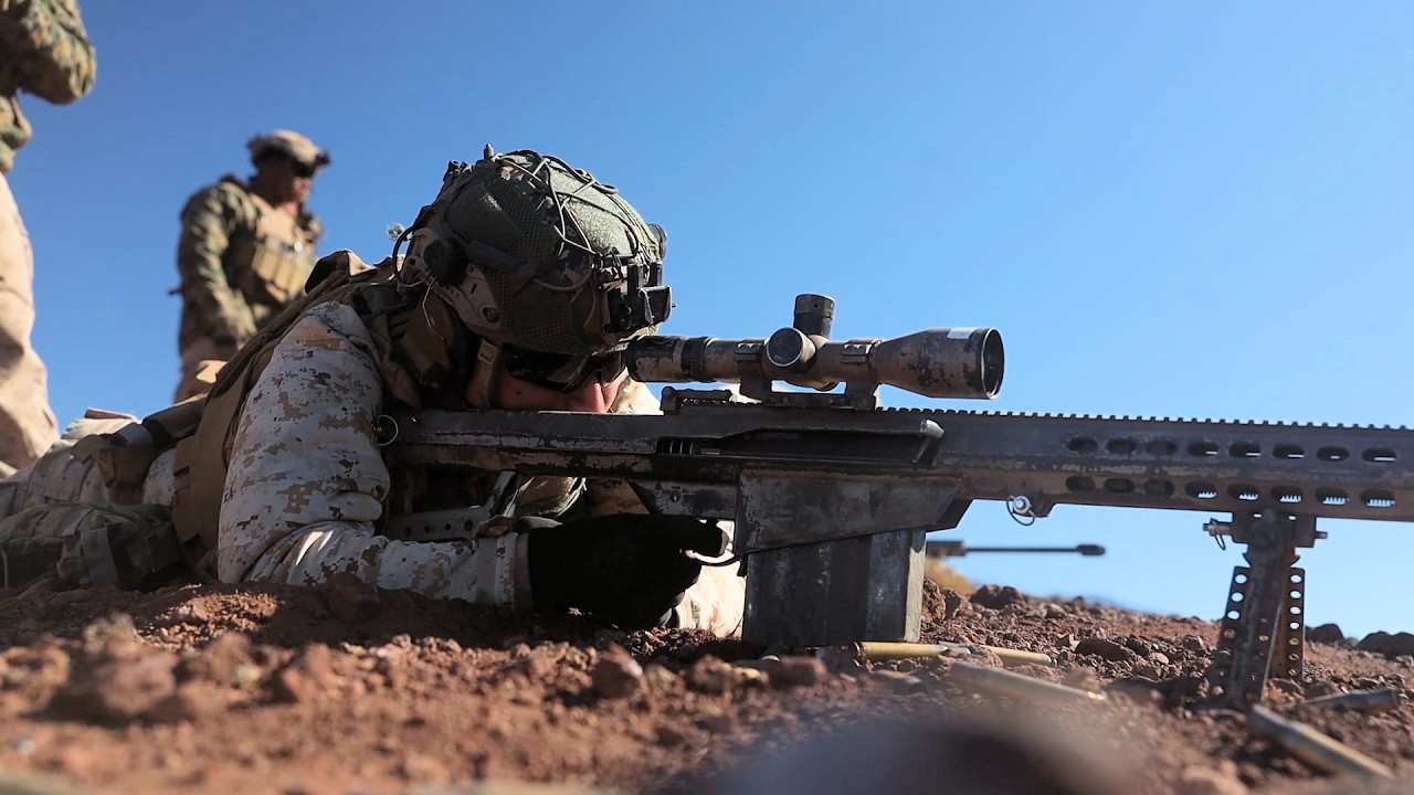 Marines Conduct Live-Fire Sniper Range At PTA