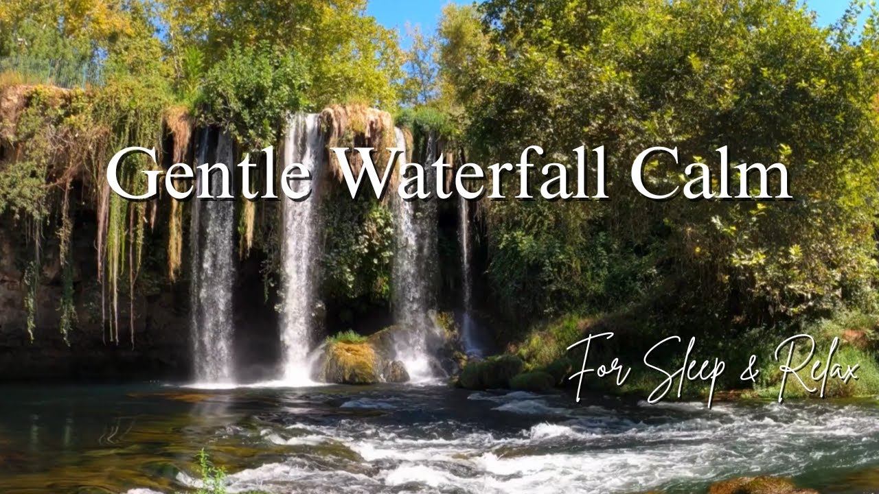 Peaceful Waterfall Flow 🌿 Gentle Stream Sounds for Deep Relaxation