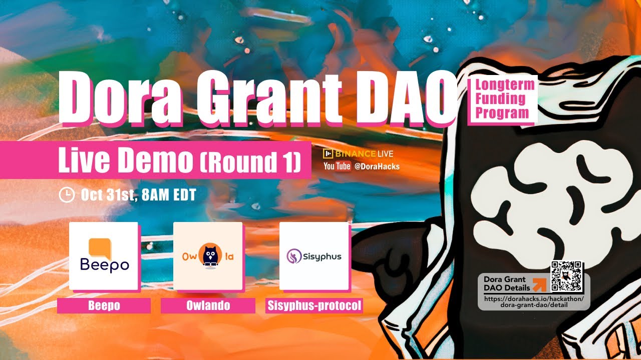 Dora Grant DAO Community Voting Round 1 Grant Applicants Demo 01