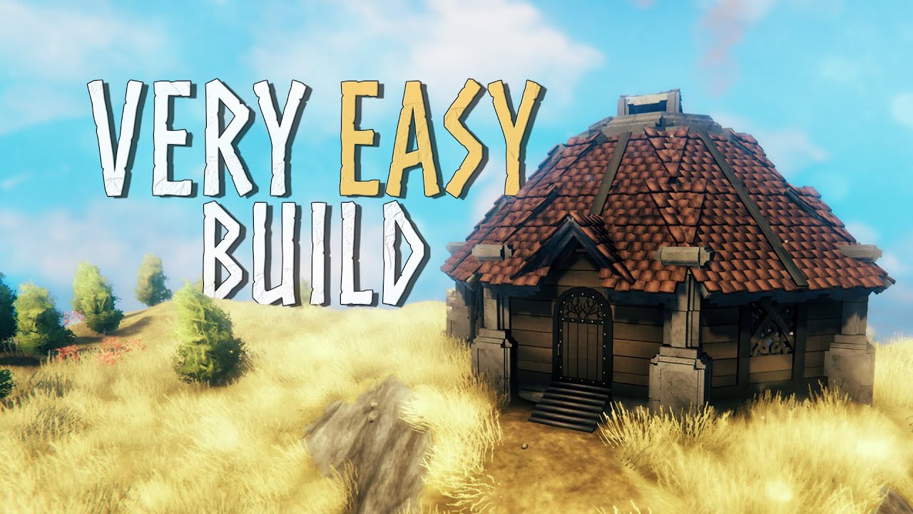 Easy and BEAUTIFUL Round Ashlands Cooking House | Valheim Tutorial
