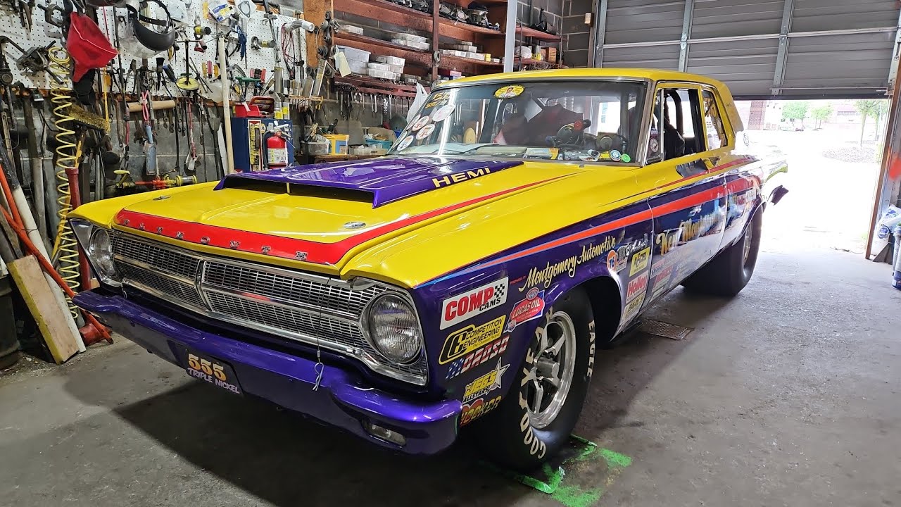 The Infamous Ken Montgomery's TRIPLE NICKEL 555 Drag Racer
