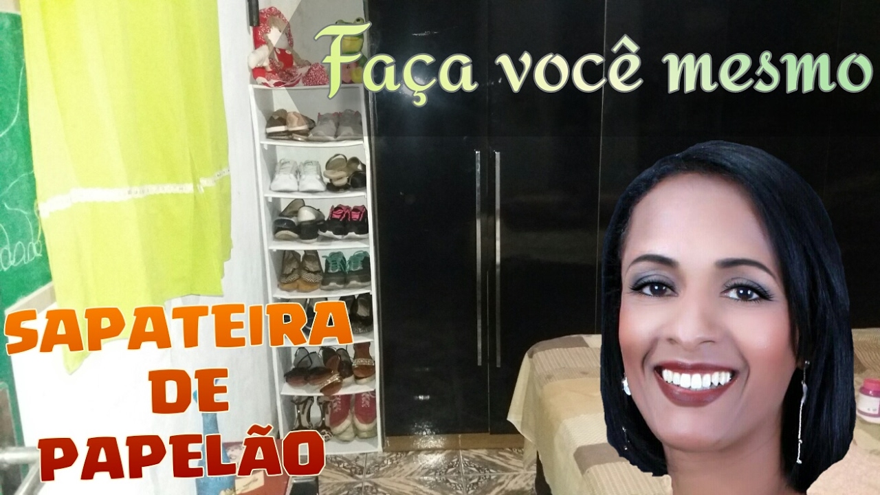 DIY - SAPATEIRA DE PAPELÃO/ Faça você mesmo @coisasdacris9013