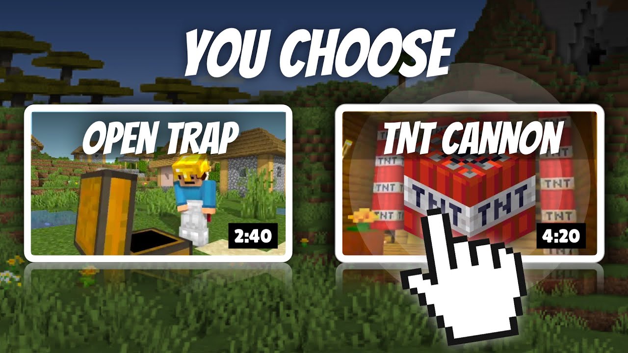 Choose YOUR Own Adventure In Minecraft (INTERACTIVE VIDEO)