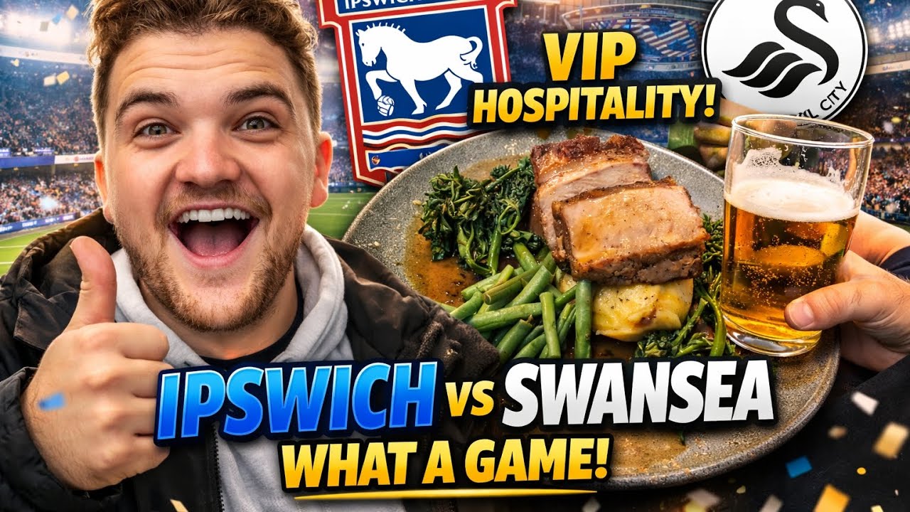INSIDE Ipswich VIP Hospitality! | Ipswich vs Swansea Matchday Vlog