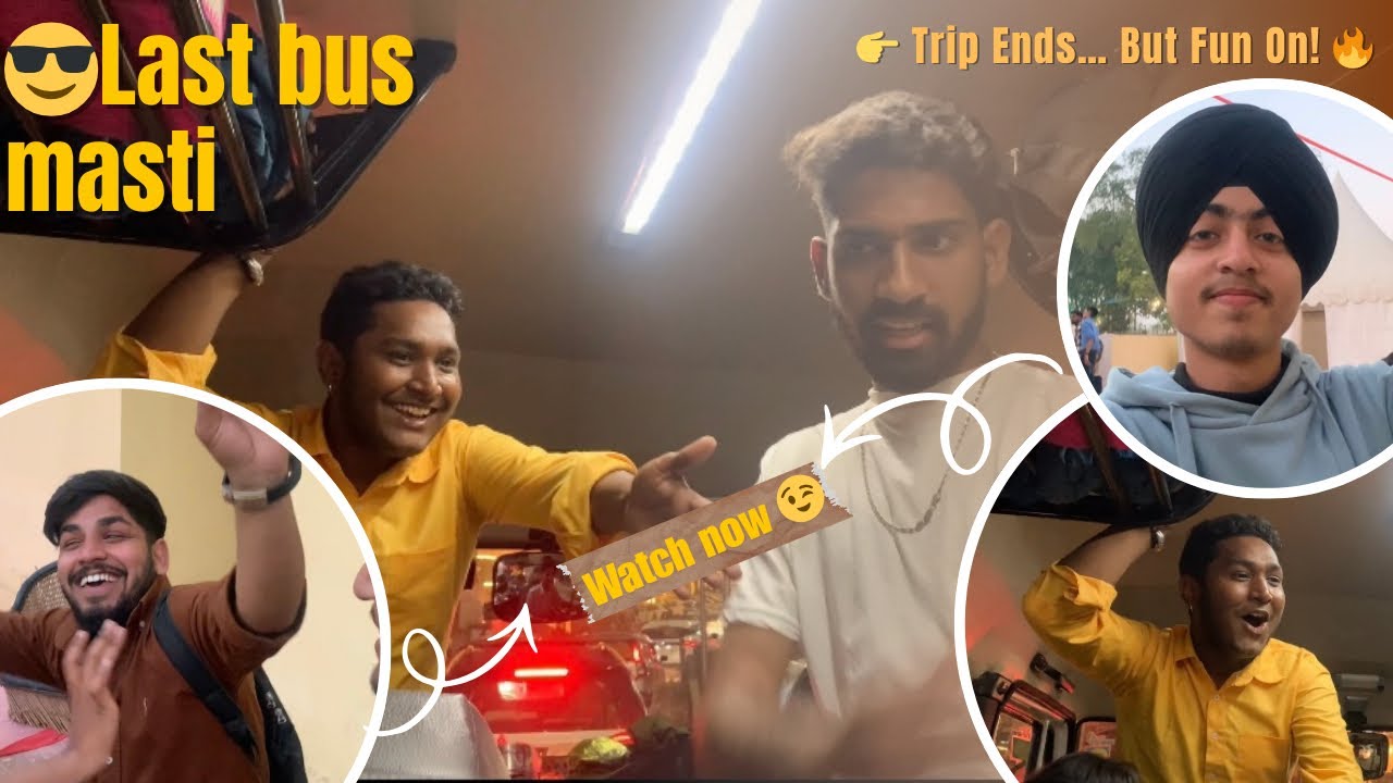 Back to Home from Surajkund 🚌 | Trip Ends But Fun Continues 😎