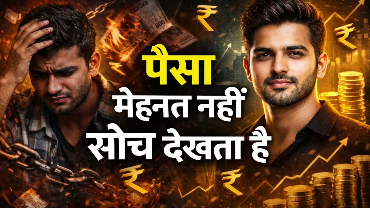 पैसा मेहनत नहीं सोच देखता है | अमीर लोग ये बात चुपचाप फॉलो करते हैं || #hindiaudiobook