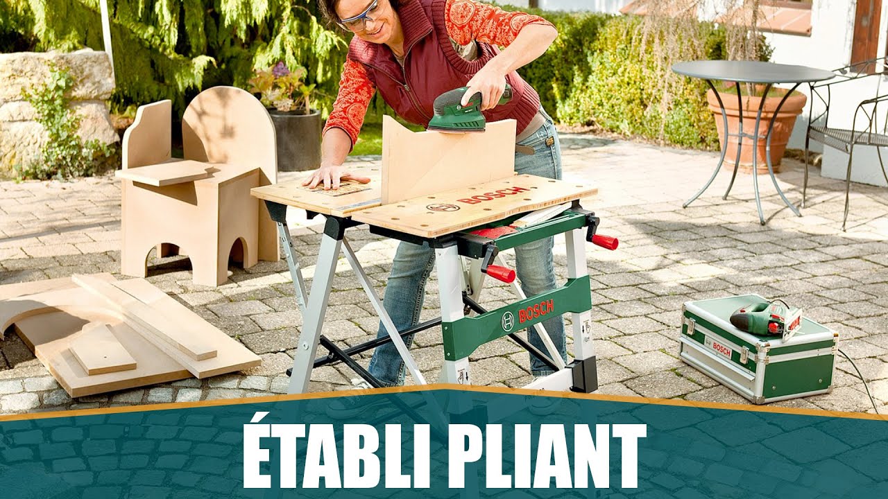 LE MEILLEUR &Eacute;TABLI PLIANT &ndash; Bosch PWB 600