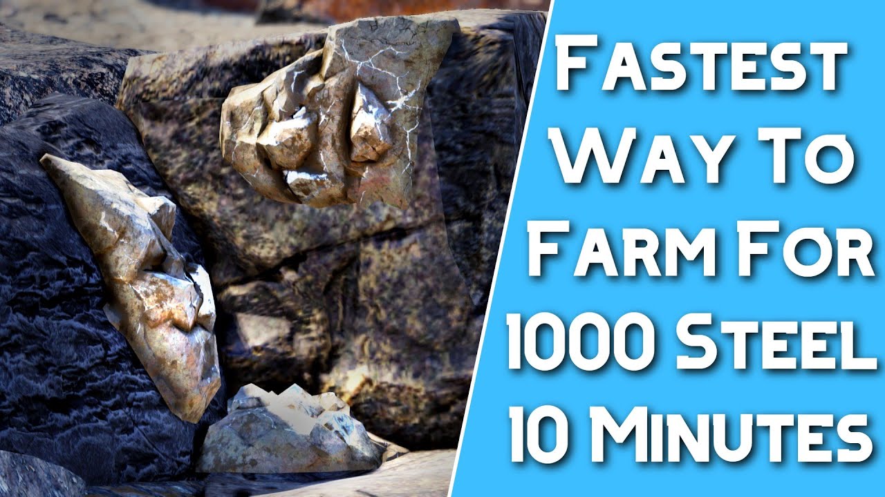 Fallout 76- How To Get Steel The Fastest Way (1000+ Steel in 15 Minutes)