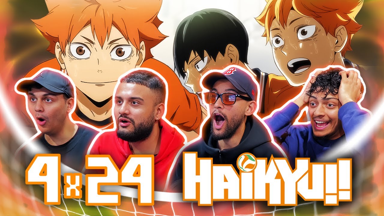 THIS IS PEAK HAIKYUU!! 😭🔥 | BROTHERS watch Haikyuu!! 4x24 