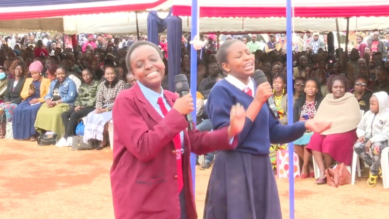 Kathiani Girls High School's Impressive Poetry Performance Impresses Hon. Wavinya Ndeti!