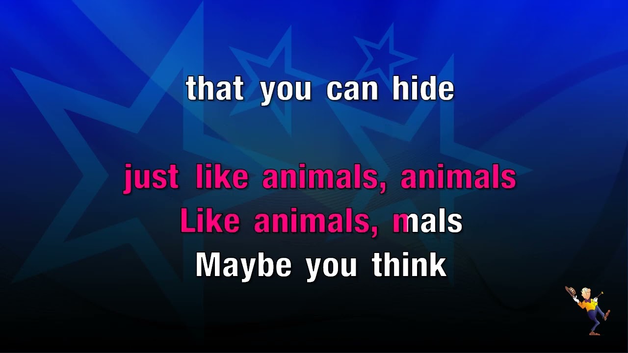 Animals - Maroon 5 (KARAOKE)