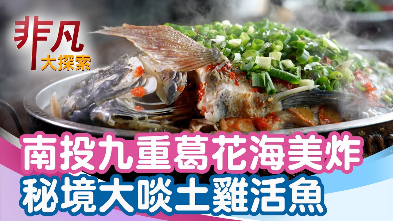 竹山秘境大啖土雞.活魚 │南投美食必吃│黃山秘境景觀餐廳【非凡大探索】2026.01.04