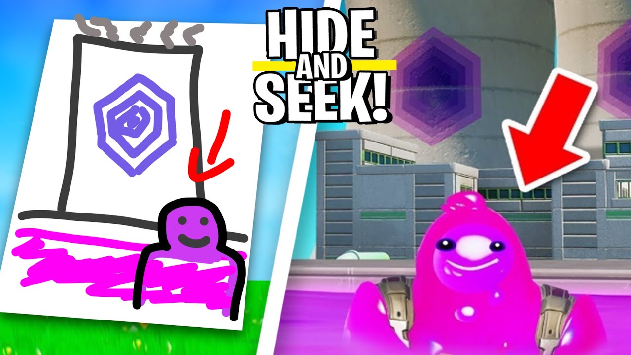 Hide and Seek aber jeder Zeichnet sein Vertsteck in Fortnite!