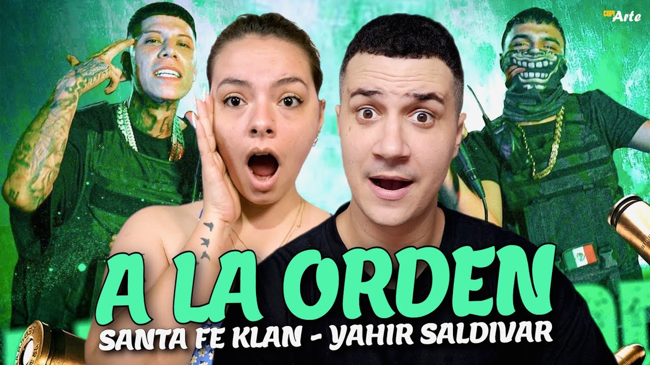 CUBANOS REACCIONAN a SANTA FE KLAN, YAHIR SALDIVAR - A LA ORDEN (Video Oficial) - (con Laurita)