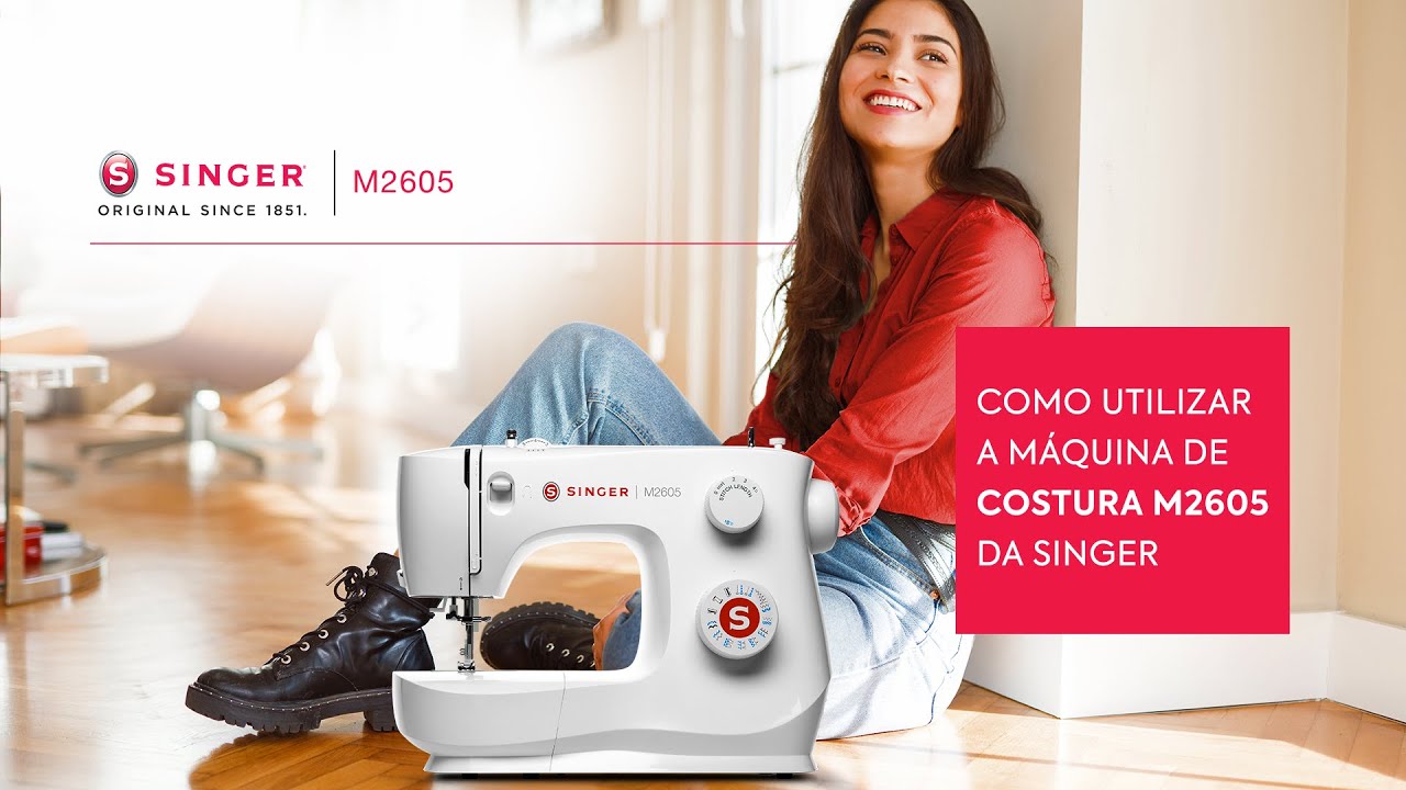 Como utilizar a máquina de costura M2605 da Singer