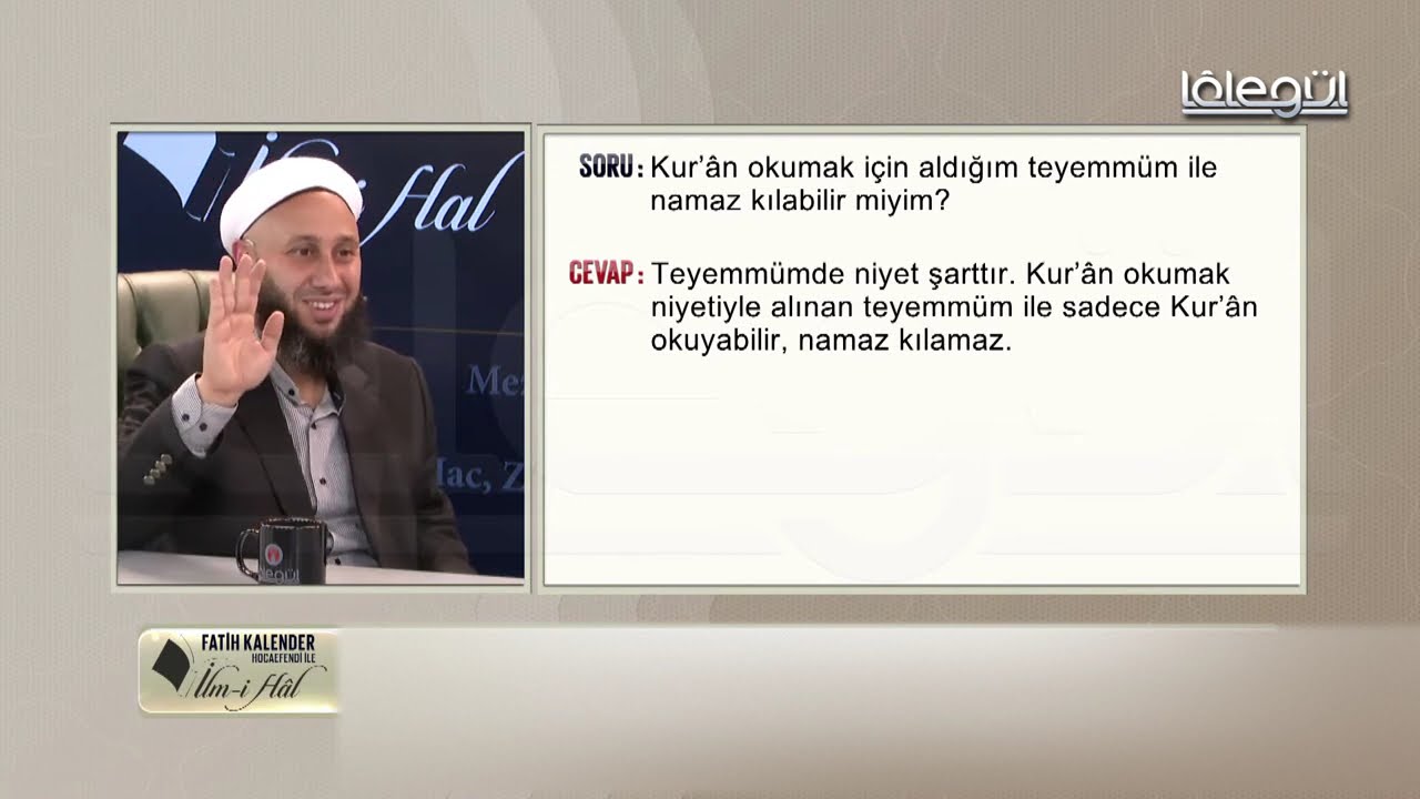 53-Kur'ân okumak için aldığım teyemmüm ile namâz kılabilir miyim?