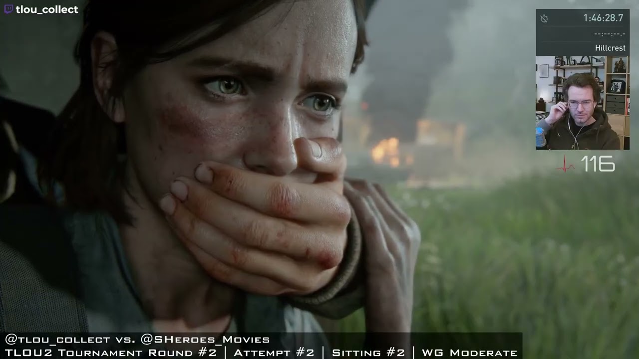 TLOU2 | Tournament Round #2 | Attempt #2 | Sitting #2 | Moderate Whole Game | TLOUTour25 | @tlou_col