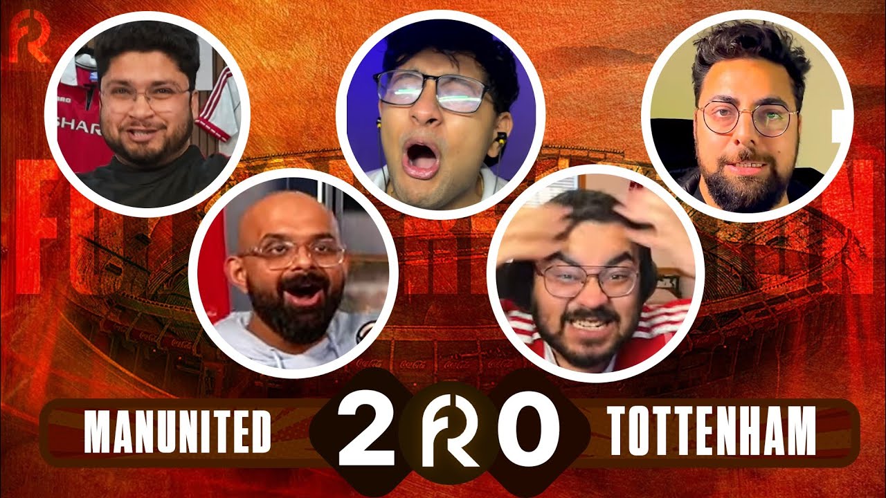 Happy United Fans As Man United Thrash Tottenham 2-0 | Crazy Fans Reactions 