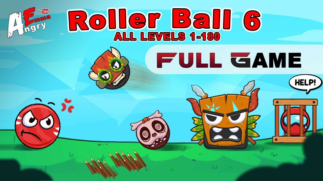 🔴Roller Ball 6: Bounce Ball 6 FULL GAME (all levels 1-180) / Gameplay Walkthrough (Android Game)