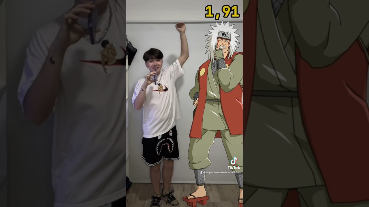 CUANTO MIDEN LOS PERSONAJES DE ANIMES - VERSION NARUTO