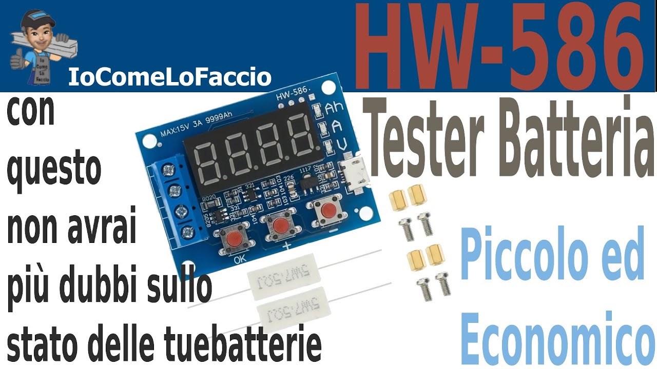 #052 HW-586 Tester per Batterie