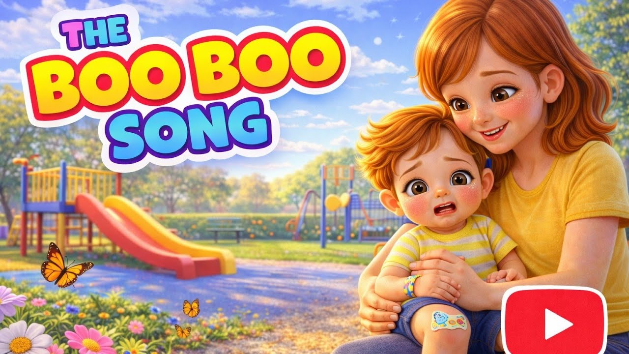 Boo Boo Song 🩹 | Comforting Kids Song About Getting Hurt | Mommy Kiss Makes It Better