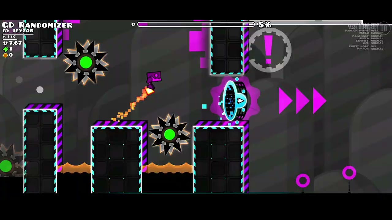 Trying to get a good run at gd randomizer!.