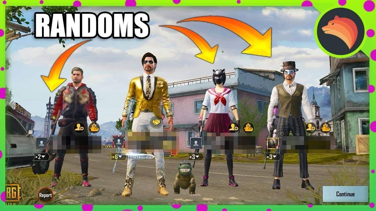 Levinho With RANDOM Squad | PUBG MOBILE