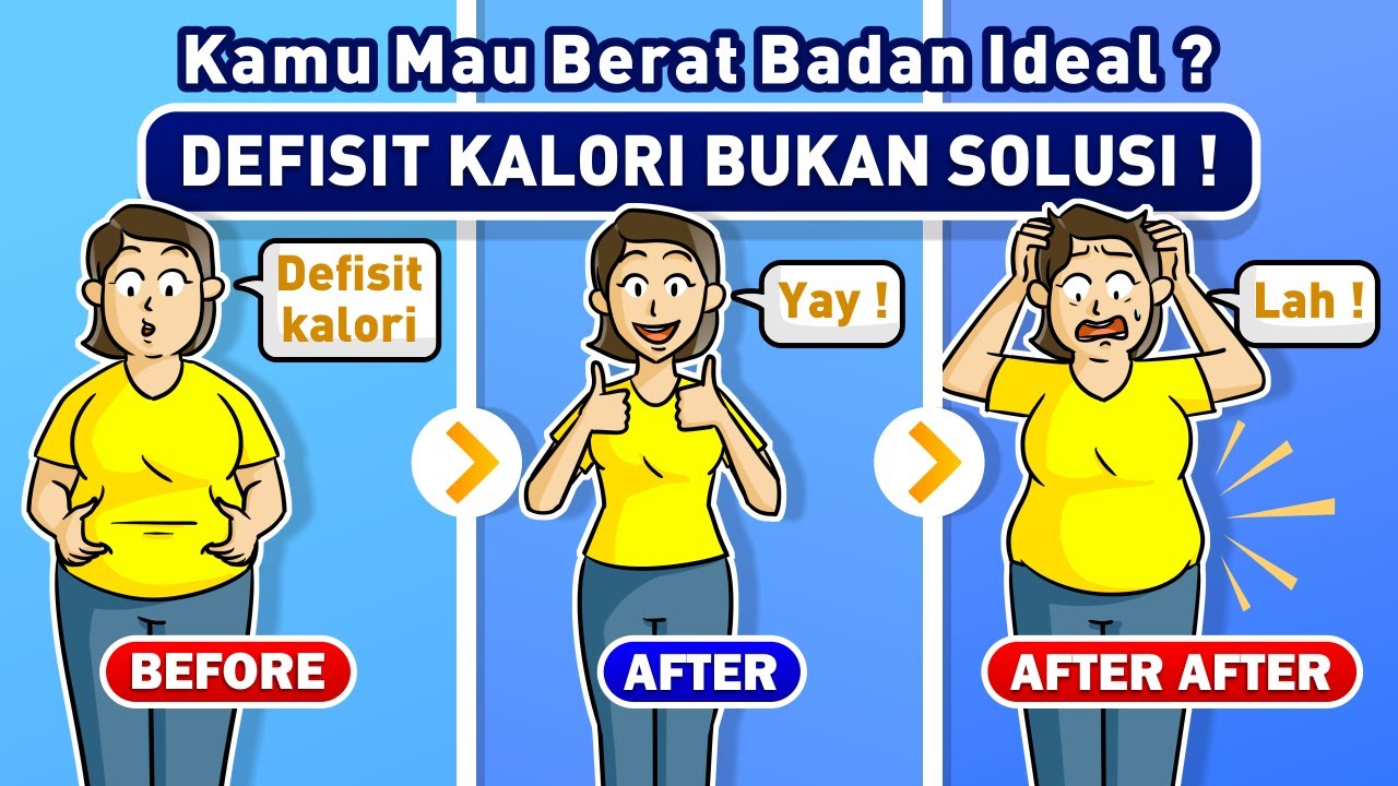 CARA MELANGSINGKAN BADAN DAN MENGECILKAN PERUT, BUKAN DEFISIT KALORI!