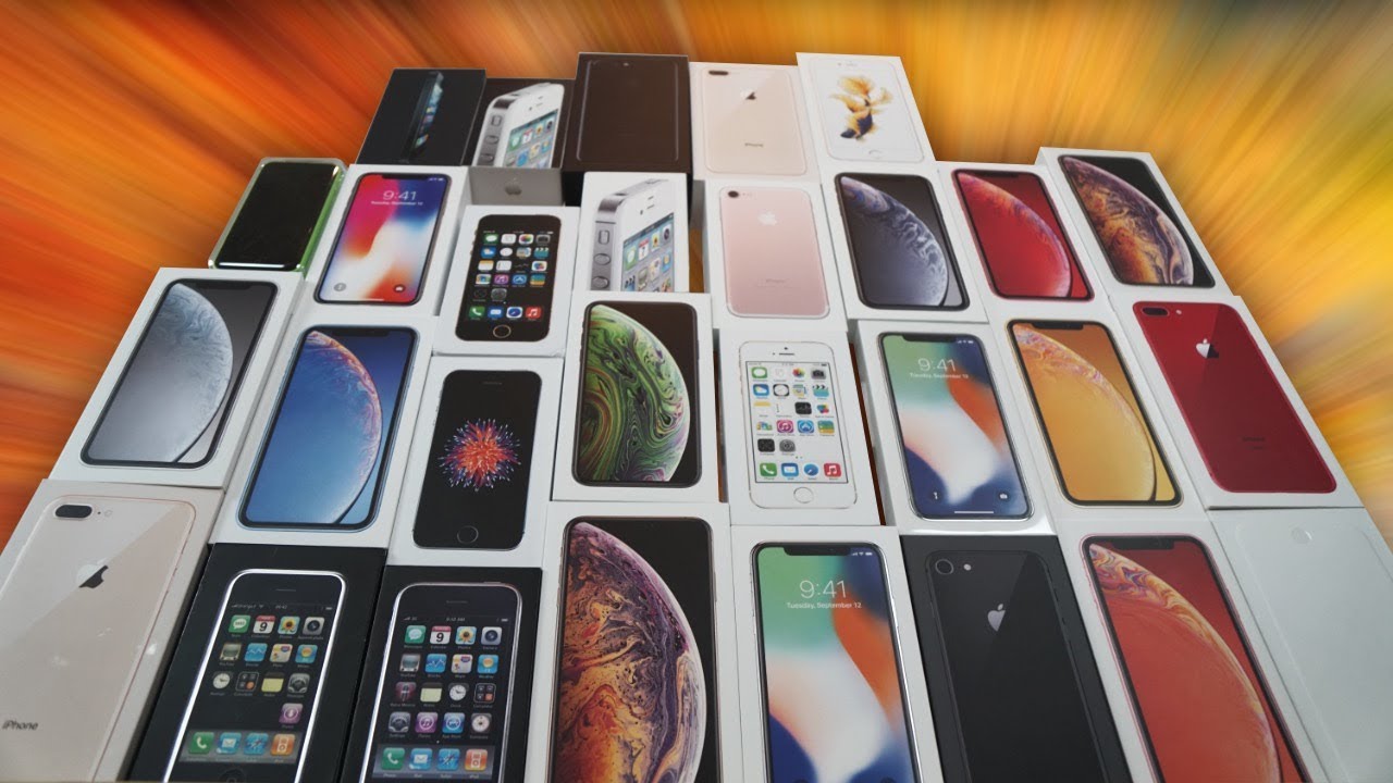 Tous mes iPhone !