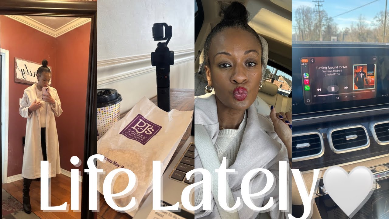 Life Lately 🤍 Coffee Shop Work, Faith & Getting Back on Track