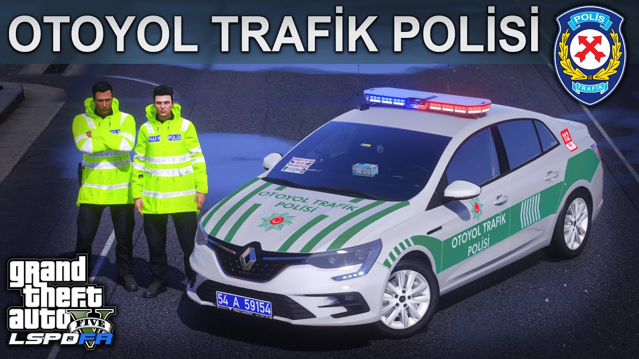 GTA 5 OTOYOL TRAFİK POLİSİ MODU #9 | RENAULT MEGANE 4 | LSPDFR
