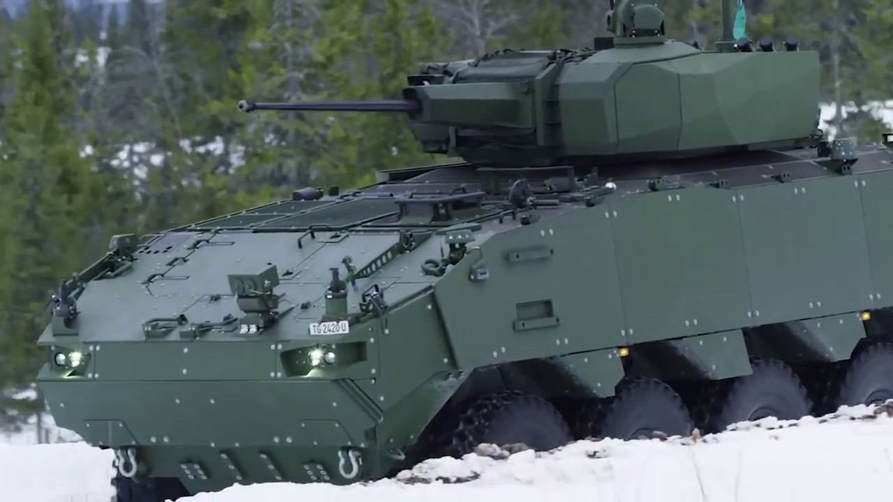 Piranha V cu turela Elbit UT 30 pentru Romania - trageri de test in Norvegia