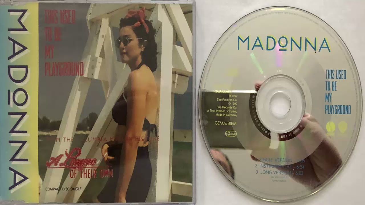 Madonna This used to be my playground (Long Version) (1992) (CD Maxi)