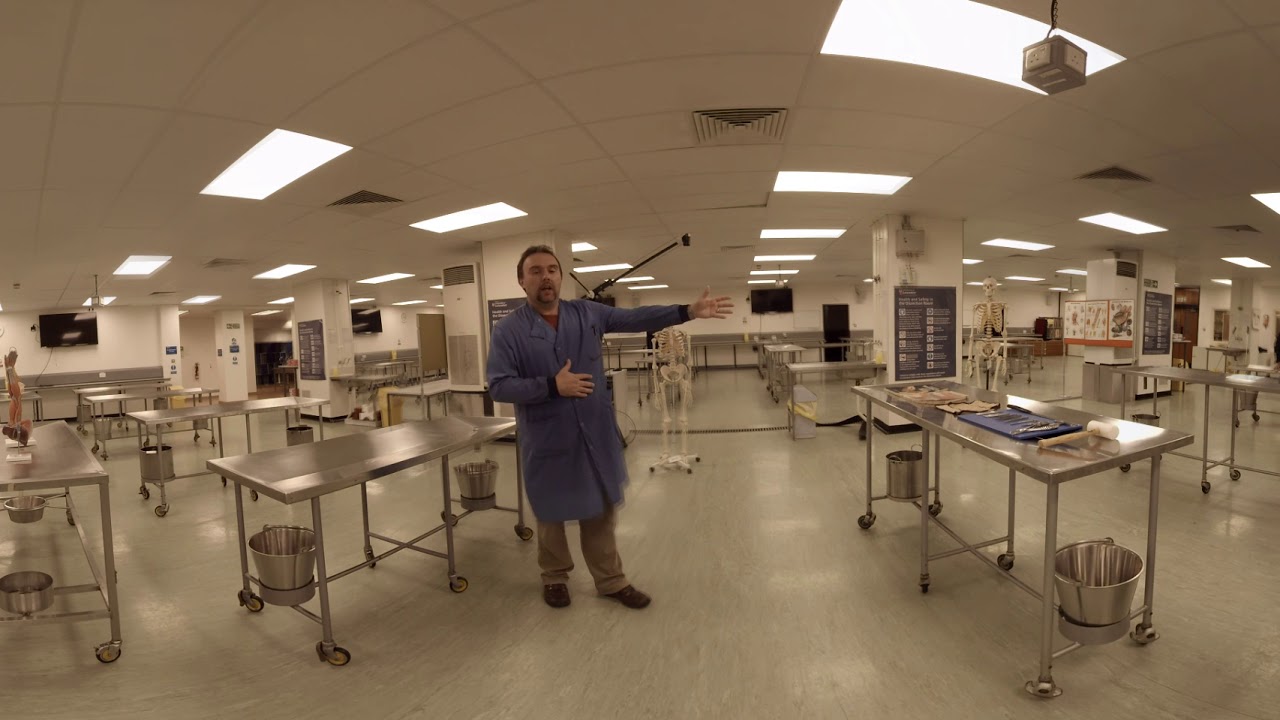 Using the Dissection Room of Leicester Medical School - Virtual Reality