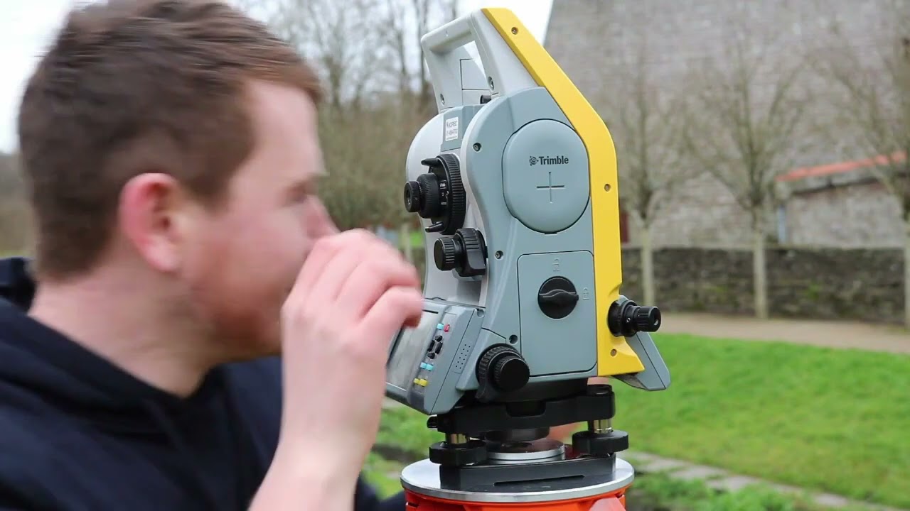 How to set up Trimble C5 (by freestationing / over a known point)? (2 of 2)