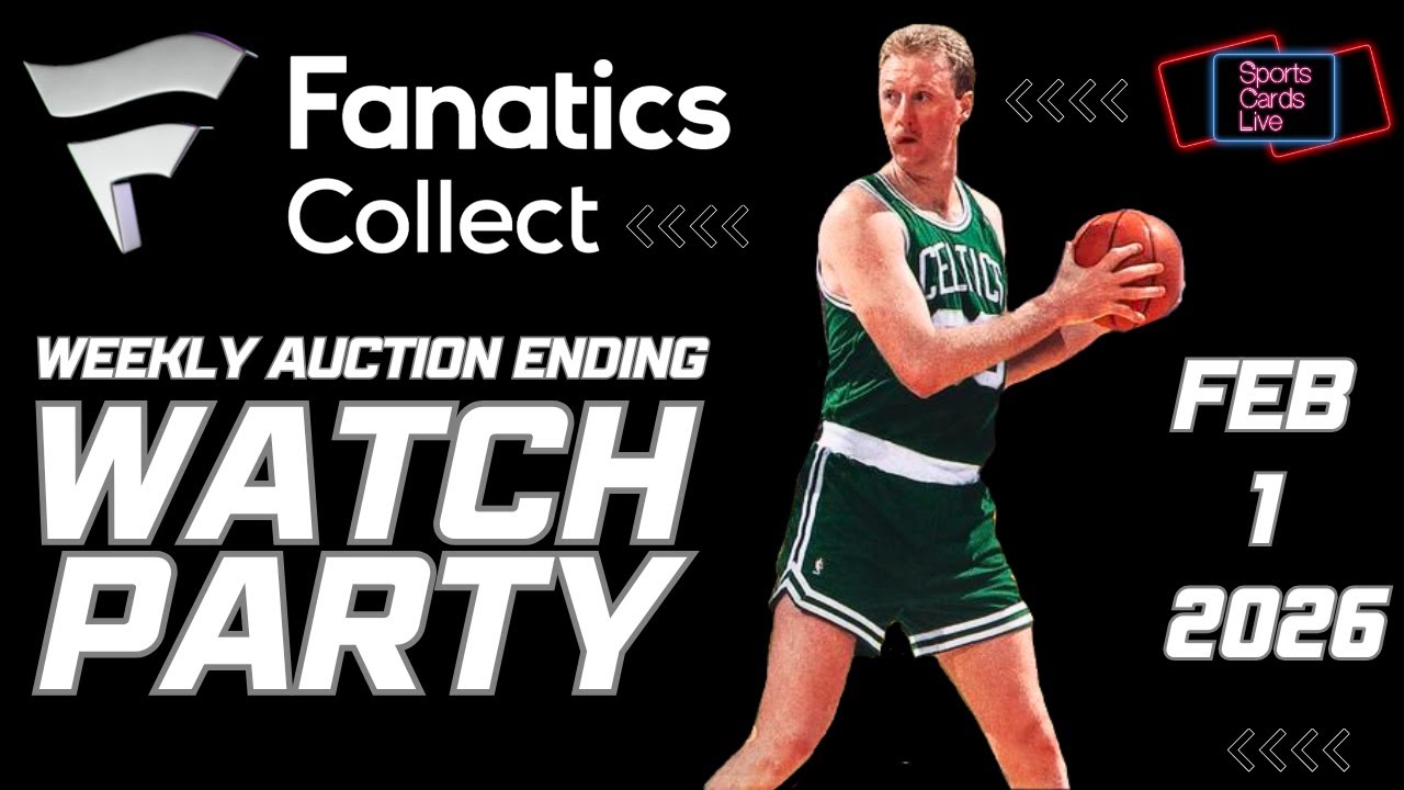 Fanatics Collect Weekly Sports Card Auction (#211) Ending Live Coverage & Analysis