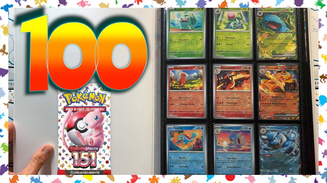 LA MIA COLLEZIONE Pokemon 151 dopo 100 BUSTINE ❤️😍