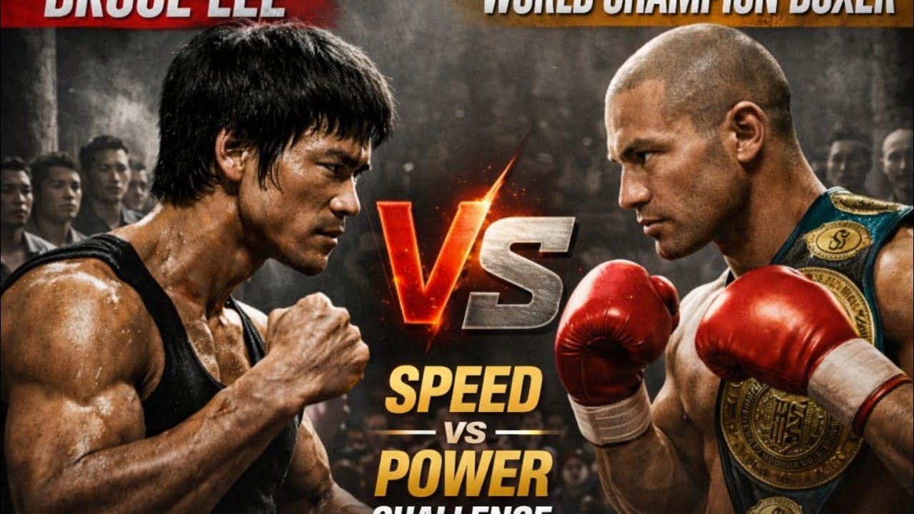 Bruce Lee vs World Champion Boxer – Speed vs Power Challenge