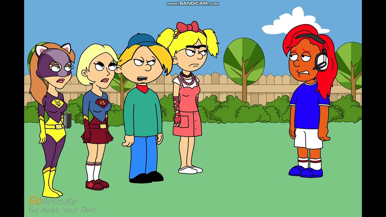 Rainboy107 Does Magic Tricks To Batgirl, Supergirl Kara Danvers, Arnold, And Helga/Grounded