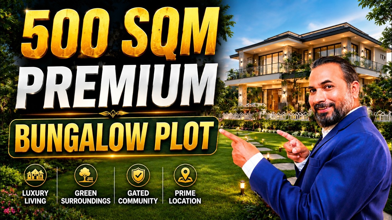 500m Luxury Bungalow Plot in Greater Noida | Richest Residential Location?