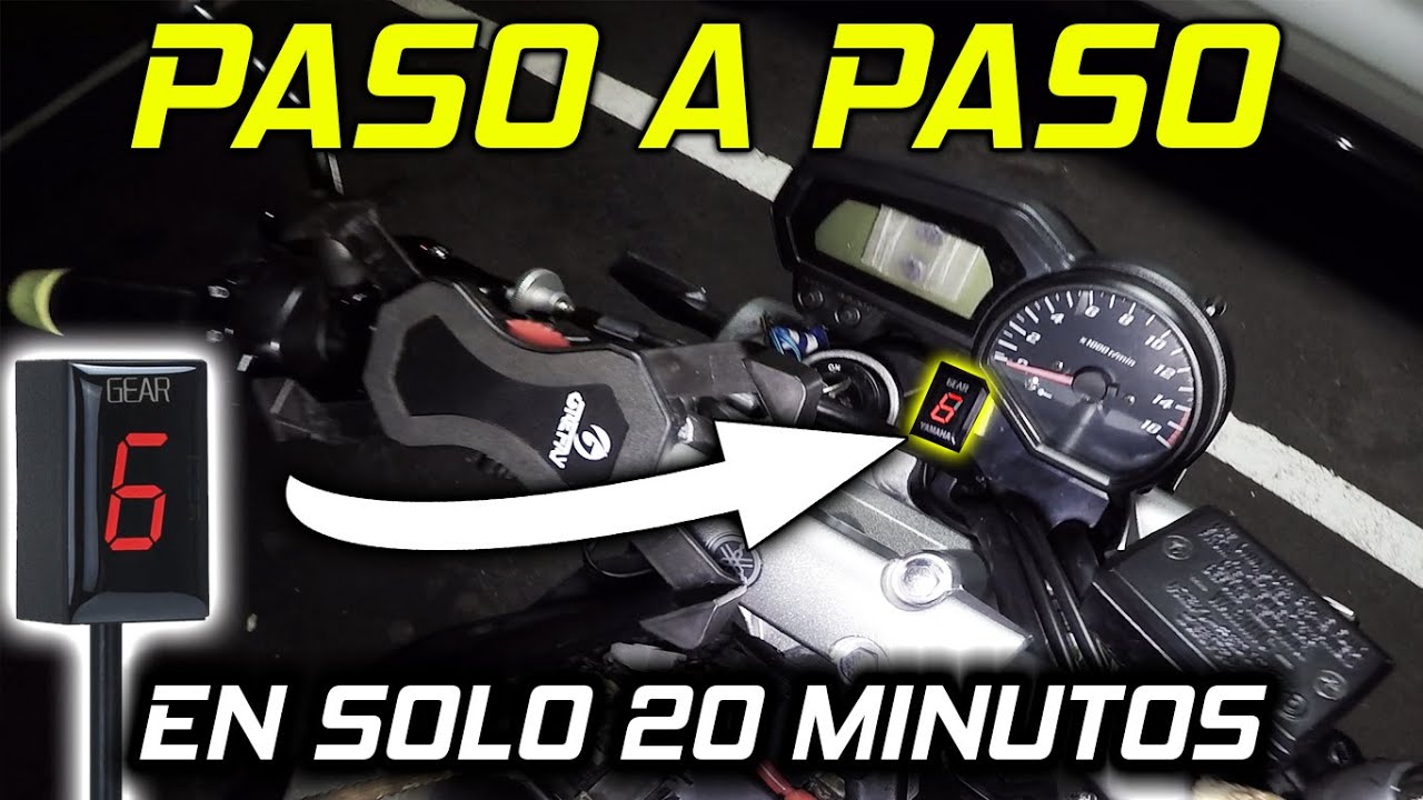 Como INSTALAR INDICADOR de MARCHAS en tu MOTO - YAMAHA FZ6N