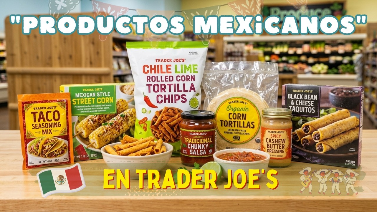 Productos MEXICANOS En El supermercado de Trader Joe’s. Saben Auténticos o NO?