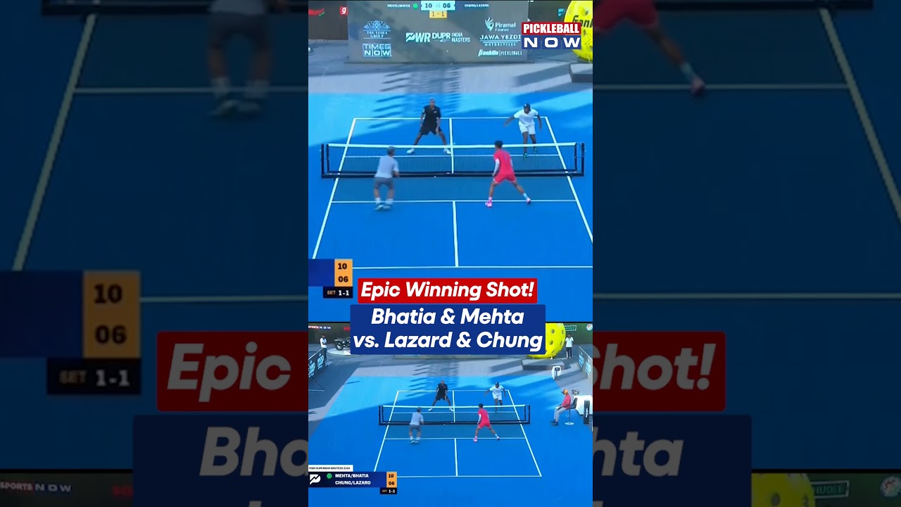 DUPR India Masters 2024: Armaan Bhatia & Harsh Mehta&rsquo;s Epic Winning Shot In Men's Double QF