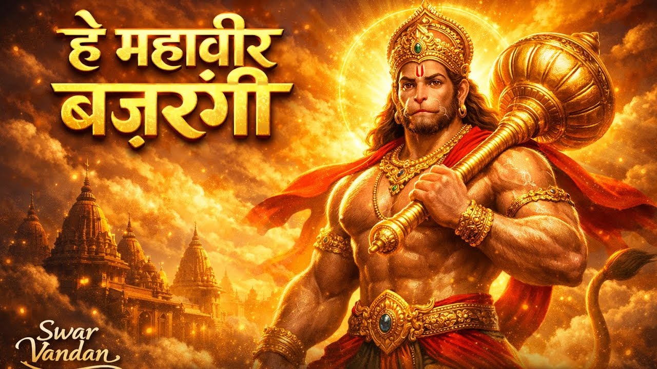 हे महावीर बजरंगी | अंजनी के लाला | Powerful Hanuman Bhajan 2026 | Jai Hanuman Song | Swar Vandan