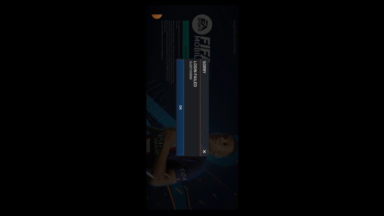 FIFA MOBILE login Failed |#fifa23 #fifamobile #stopde #tas #fifasoccergames #rkreddy #fm23 #gamerguy