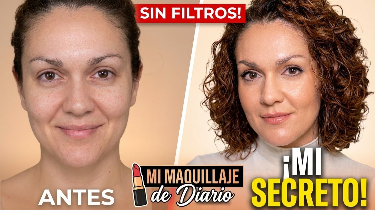Mi MAQUILLAJE de Diario Paso a Paso 💄 Sutil y Natural (Ideal Piel Madura) | Esther Gaya