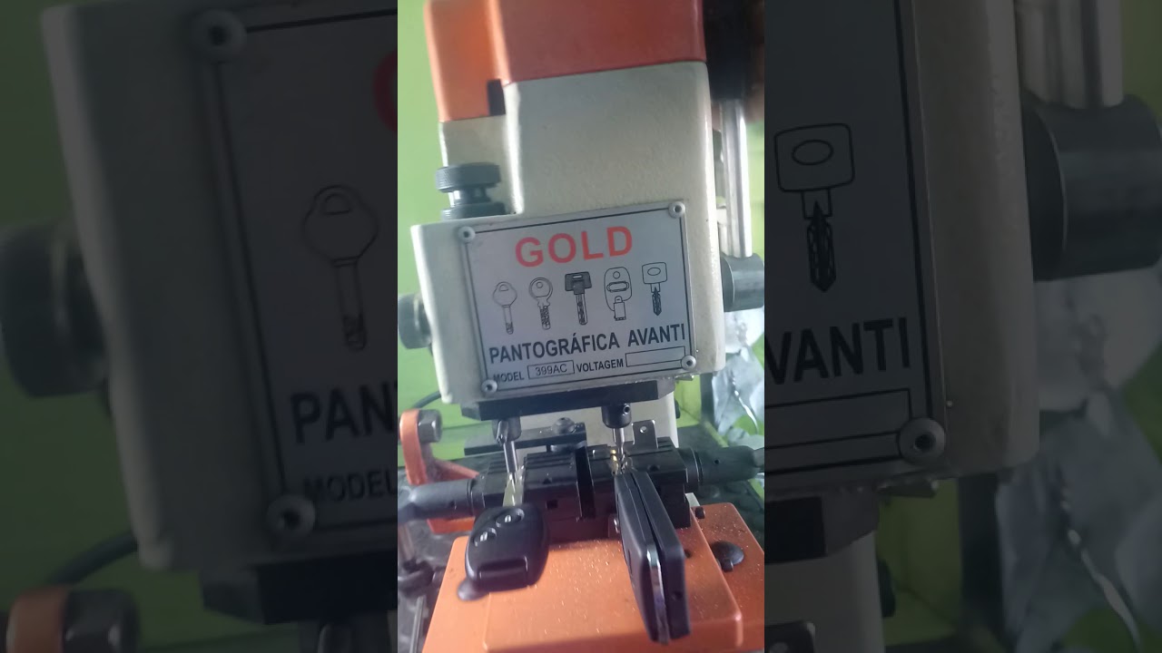 como regular sua máquina para cortar chave do Honda