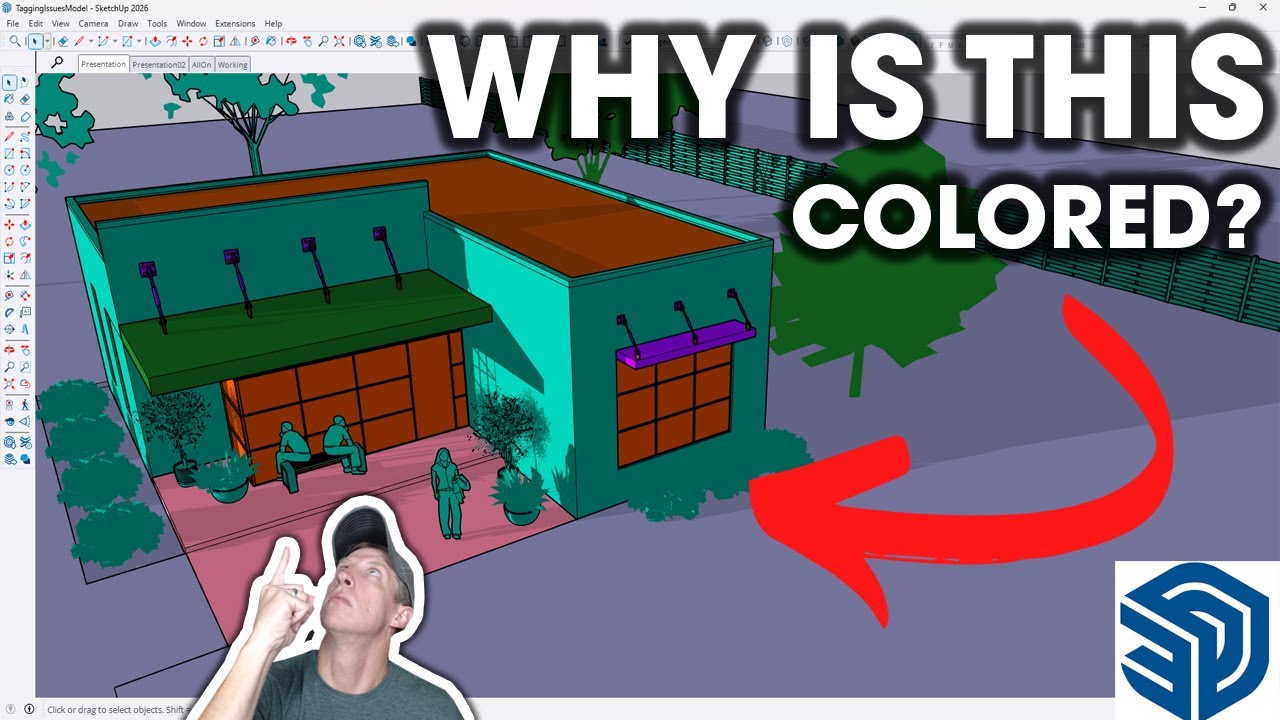 Лучший способ исправить теги в SketchUp!