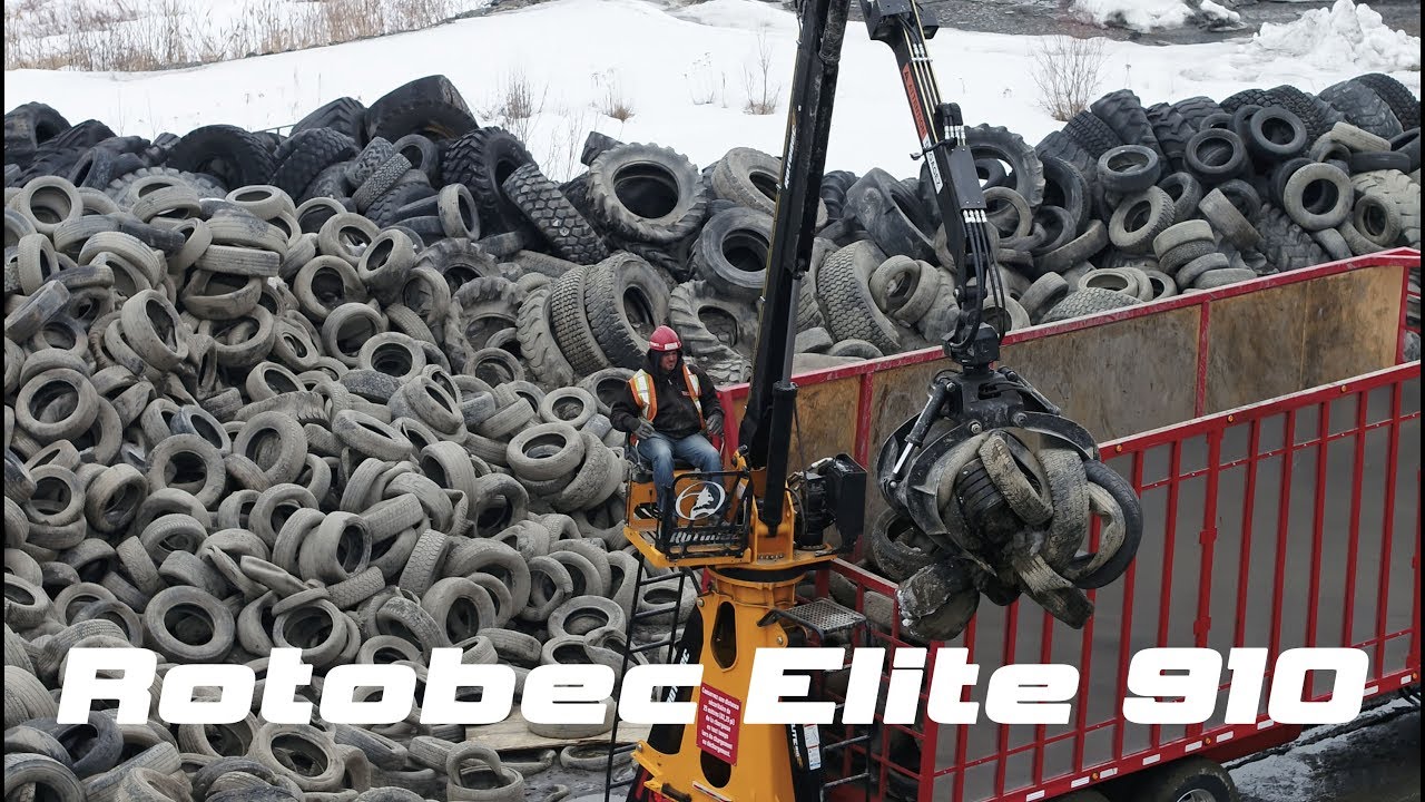 Rotobec Elite and Grapple #recycling #elite910 #elite 915